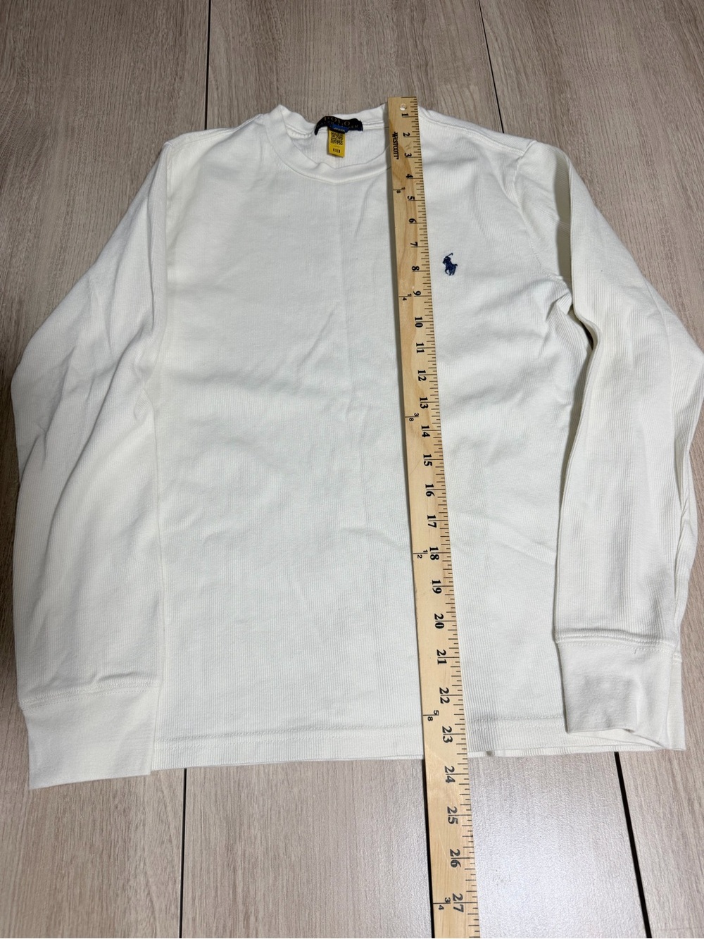 Polo by Ralph Lauren White Top with Navy/Gold Label
